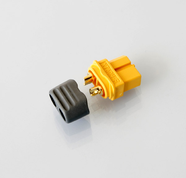 Guldpläterad kontakt XT60 + hona (Batteri del)