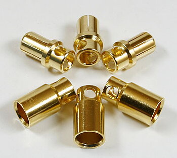 Guldpläterad kontakt AM-1006B 8 mm 3 Par