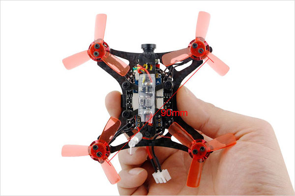 Quad  90GT borstlös  FPV Väldigt BRA maskin! - 3
