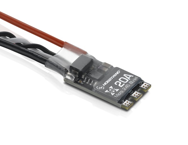 Fartreglage HOBBYWING XRotor Micro 20A 4S med F396 proc.