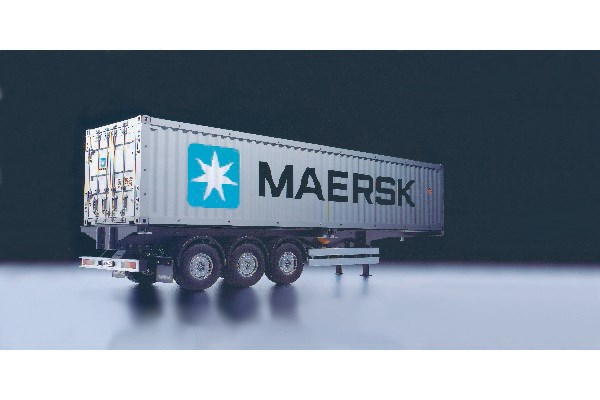 TAMIYA 40FT MAERSK CONTAINER M. SEMI TRAILER KIT 1:14