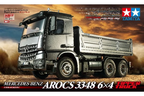 TAMIYA MERCEDES-BENZ AROCS 3348 6X4 TIPPER TRUCK 1/14 - 2