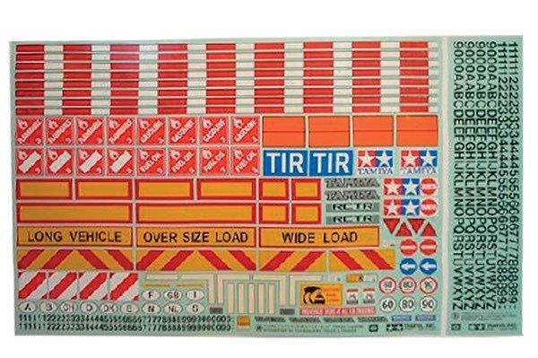 TAMIYA Tractor/Trailer Sticker 1/14