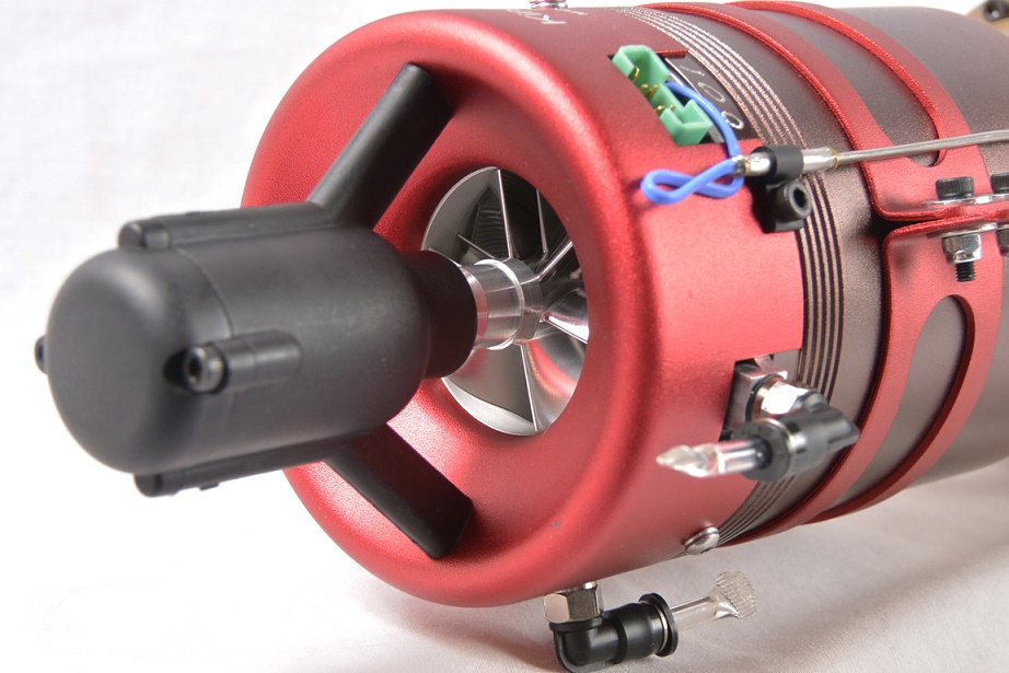 Kingtech K-60TP turbopropp med Restart ca 10hp! - 10