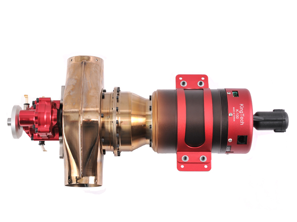 Kingtech K100TP G4+ turbopropp med Restart ca 18hp!