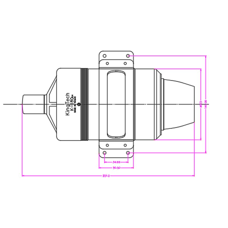 Kingtech K180G4M+  bara 103mm i diamater! - 2