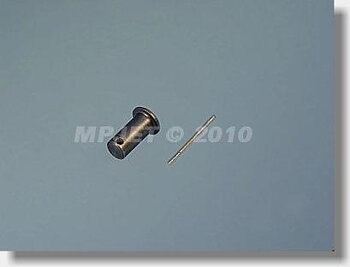 Stål pinne 2mm för Vantskruvs M2 6 st