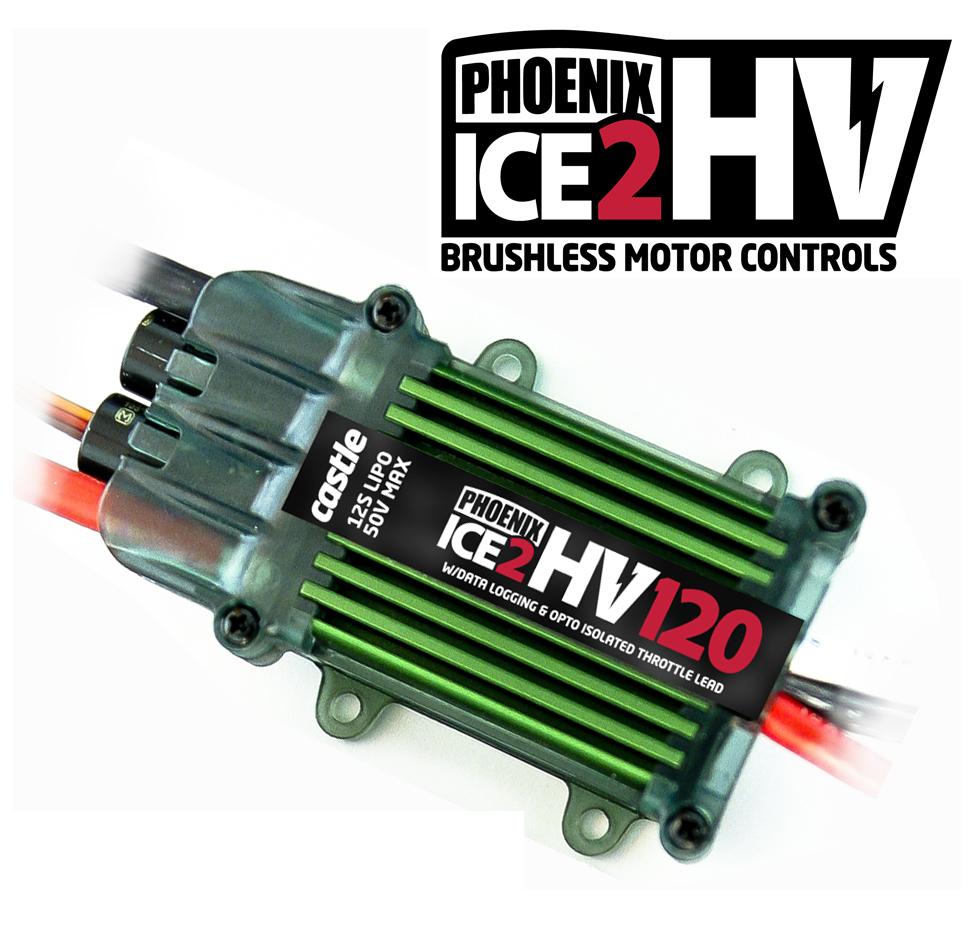 Castle Creations Ice HV2 120A Fartreglage 6-12S 50V