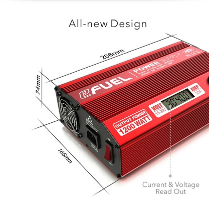 Nätaggregat eFUEL 240V Input 15-30V 50A 1200 Watt* - 5