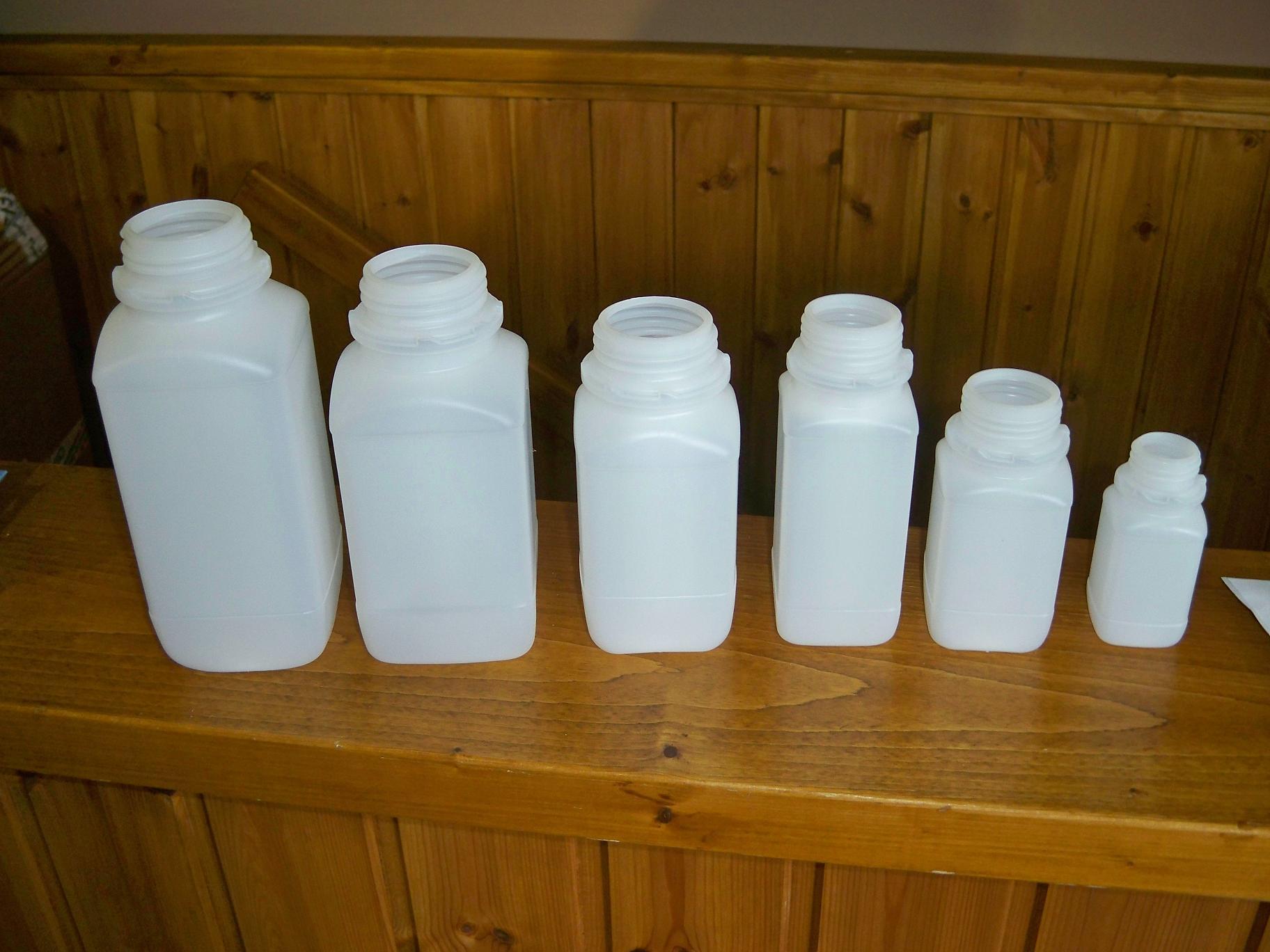 Tank 0.25 l fyrkantig 59x59x 128mm. med lock