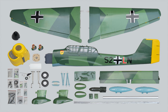 STUKA Ju87 ARF sp: 1910mm - 7