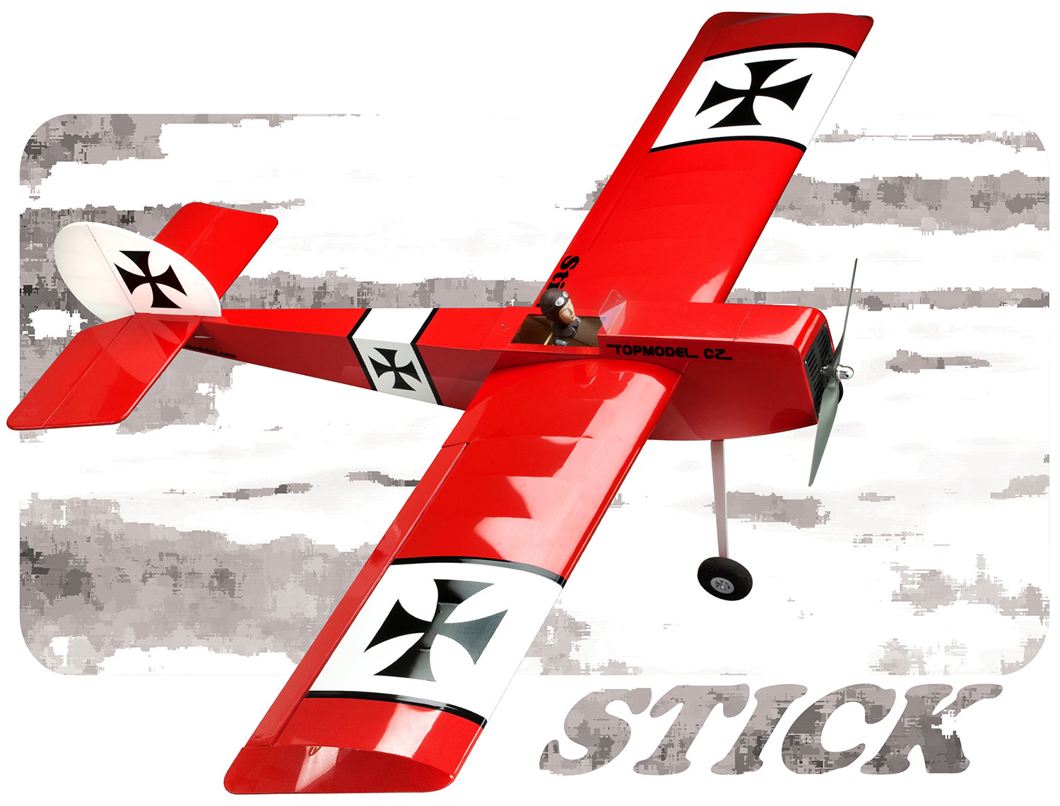 Stick  sp: 1.6 m  sport kärra i  ARF utförande