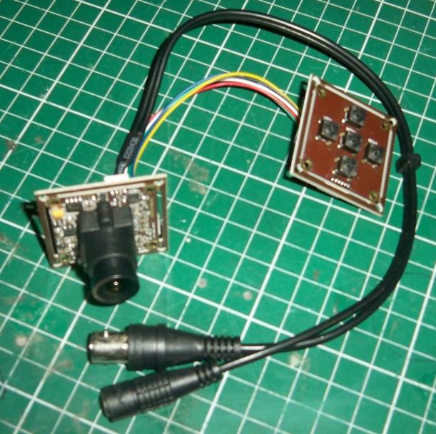 Kamera SONY Super HAD CCD med OSD meny