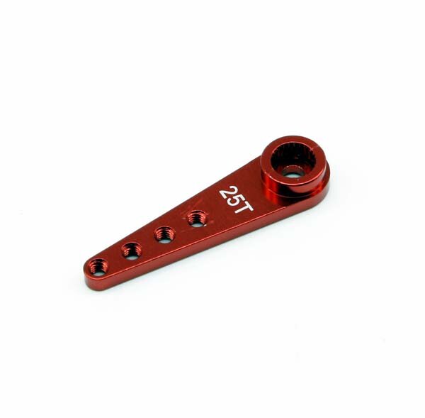 Alu servo halvarm lång 25T M2.5  15-30mm