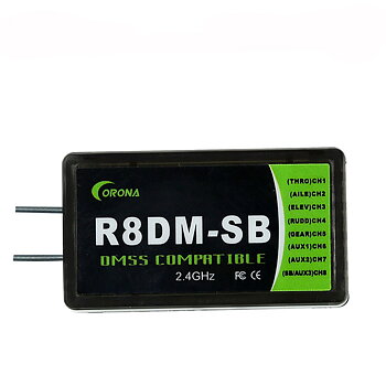 CORONA 2.4Ghz 8-Channel Receiver R8DM-SB DMSS
