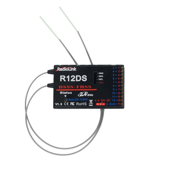 Radiolink R12DS 2.4G 12 Channels Receiver with DSSS & FHSS - 3