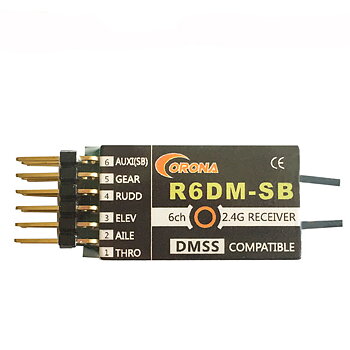 CORONA 2.4Ghz 6-Channel Receiver R6DM-SB DMSS