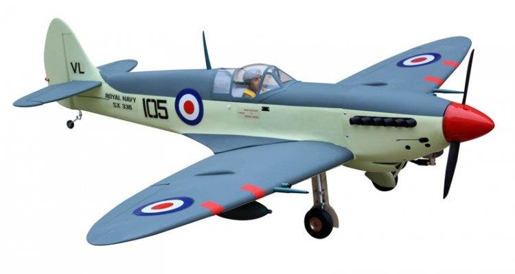 Seagull Supermarine Seafire 20cc 1640mm utan Landställ - 10