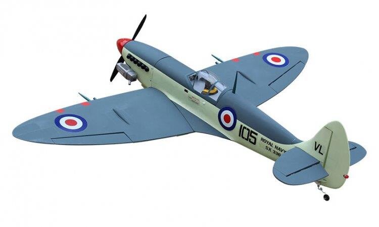 Seagull Supermarine Seafire 20cc 1640mm utan Landställ - 11