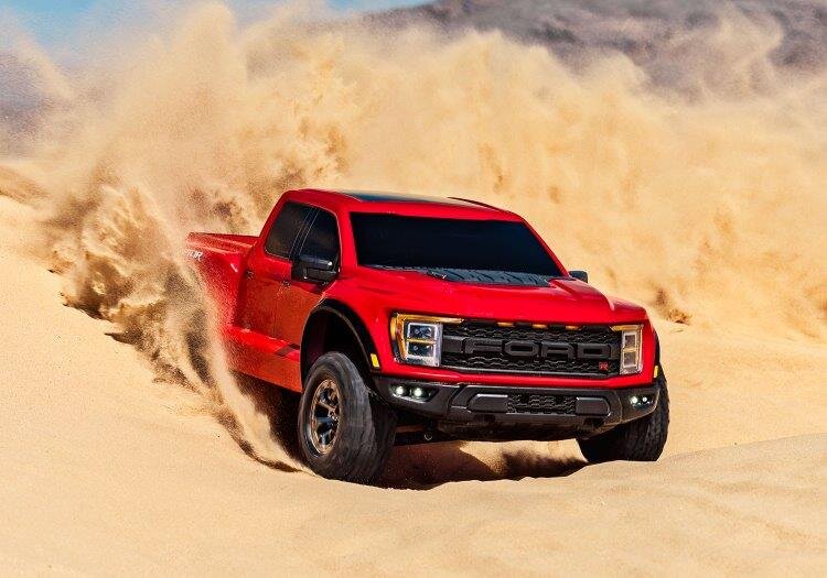 Traxxas Ford F-150 Raptor-R 4WD 1/10 RTR TQ LED Röd - 24