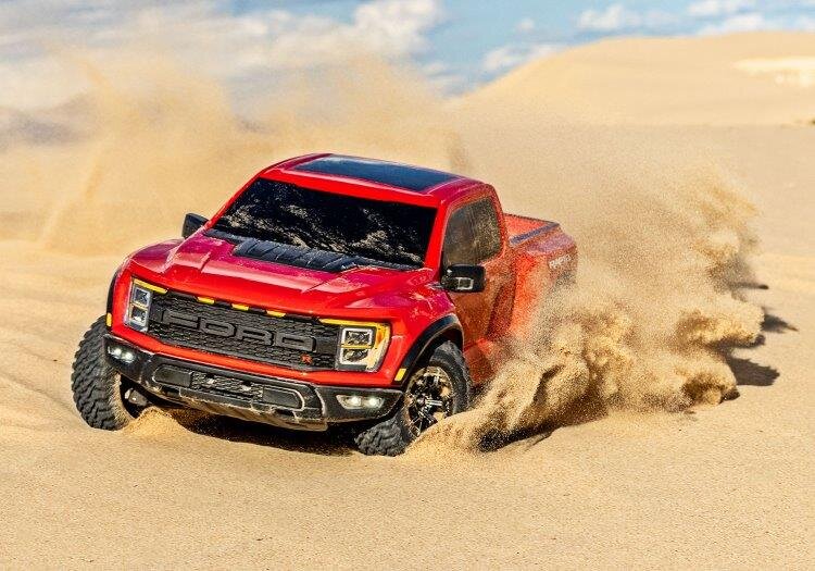 Traxxas Ford F-150 Raptor-R 4WD 1/10 RTR TQ LED Röd - 23