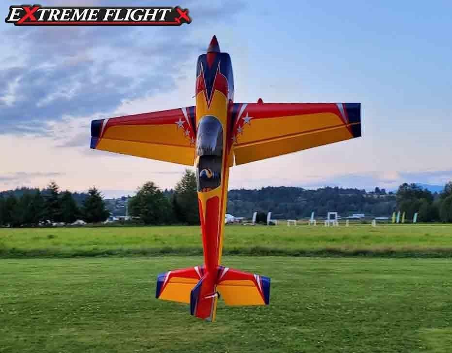 Extreme Flight Extra 300 V2 - Red/Blue/Yellow 2.64m 104inch