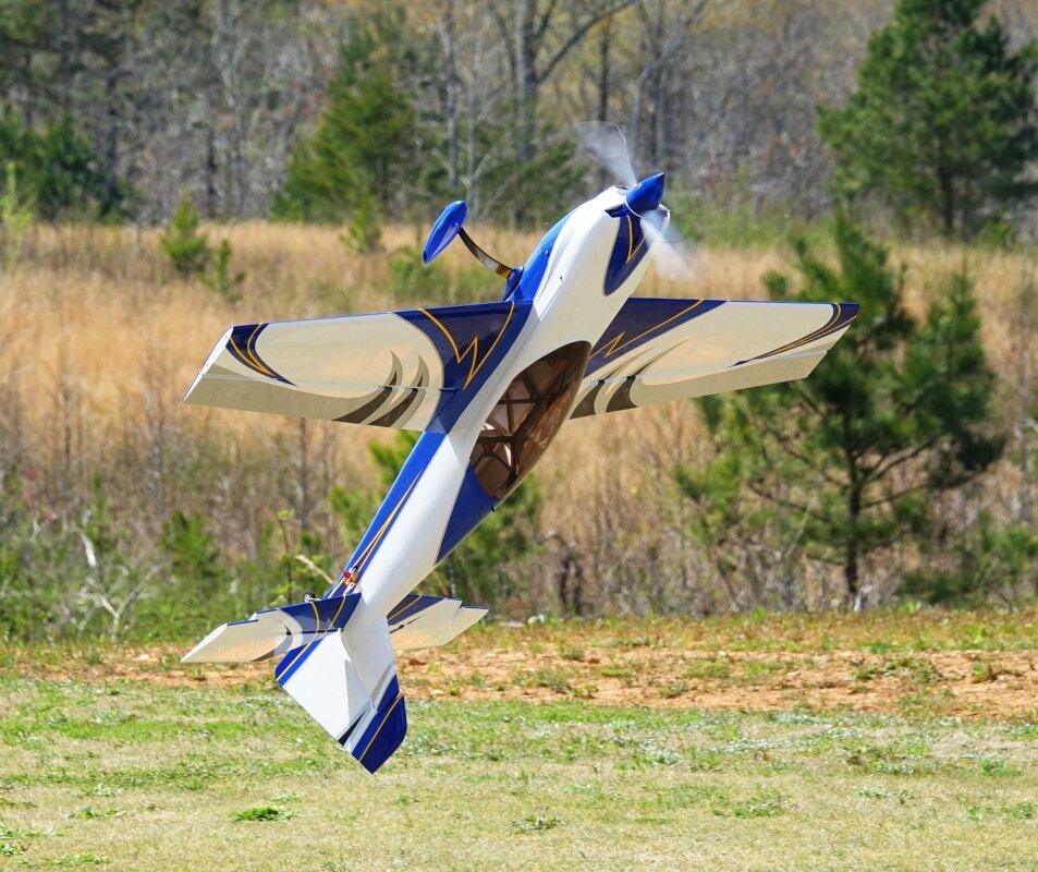 Extreme Flight Extra NG 60´- Blue/White/Silver 1.52m´ - 2