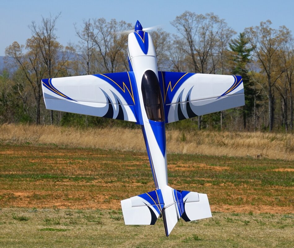 Extreme Flight Extra NG 60´- Blue/White/Silver 1.52m´