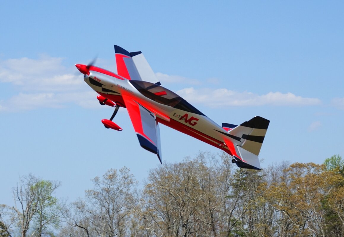Extreme Flight Extra NG 60inches - Red/Silver 1.52m´ - 2