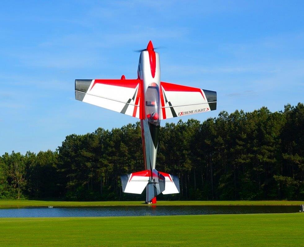 Extreme Flight Extra NG - Red/Silver 2,31m 91tum