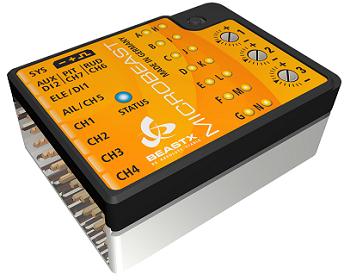 MicroBeast BXM7600 3-Axis Flybarless Gyro 3G - 24