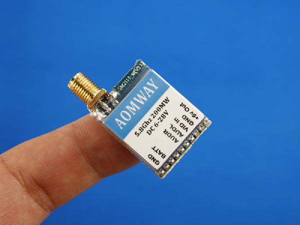 FPV- Videosändare AOMWAY 200mW 40 kan