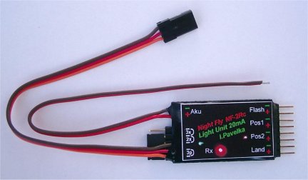 Positions belysning styrenhet 3RC komplet med dioder