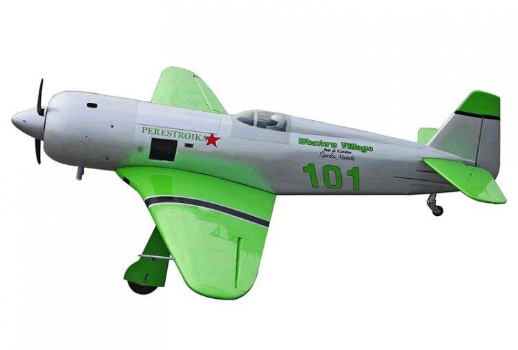 Seagull YAK-11 Reno Racer Perestroika 1800mm 35cc Gas Grön ARF - 17