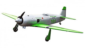 Seagull YAK-11 Reno Racer Perestroika 1800mm 35cc Gas Grön ARF