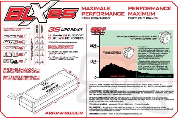 ARRMA Fury 2WD BLX Short Course 1/10 RTR (utan Batteri) - 29