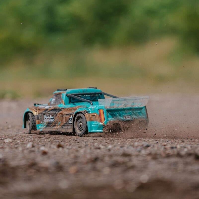 INFRACTION 4X4 MEGA 1/8th Resto-Mod Truck Teal/Brz - 30