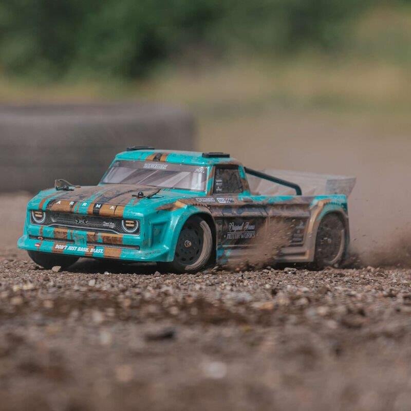 INFRACTION 4X4 MEGA 1/8th Resto-Mod Truck Teal/Brz - 26