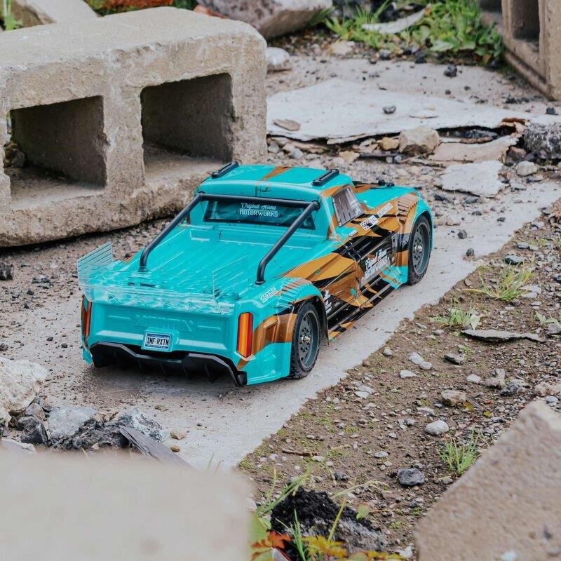 INFRACTION 4X4 MEGA 1/8th Resto-Mod Truck Teal/Brz - 29