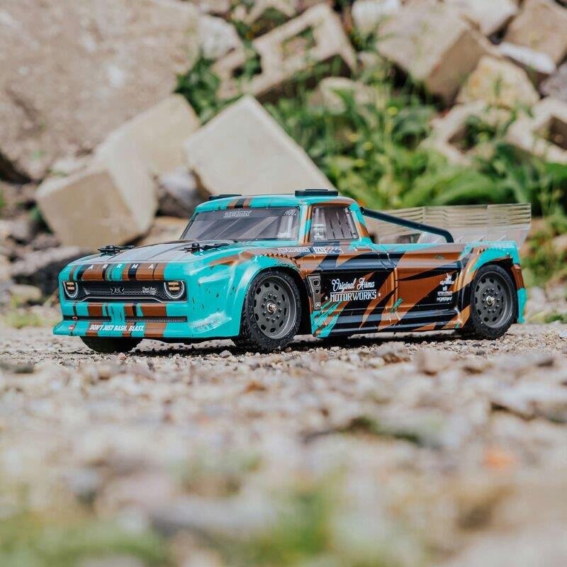 INFRACTION 4X4 MEGA 1/8th Resto-Mod Truck Teal/Brz - 27
