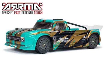 INFRACTION 4X4 MEGA 1/8th Resto-Mod Truck Teal/Brz