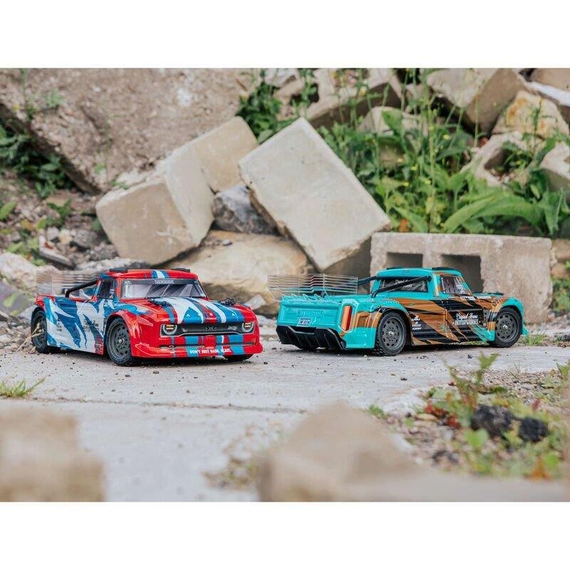 INFRACTION 4X4 MEGA 1/8th Resto-Mod Truck Teal/Brz - 25