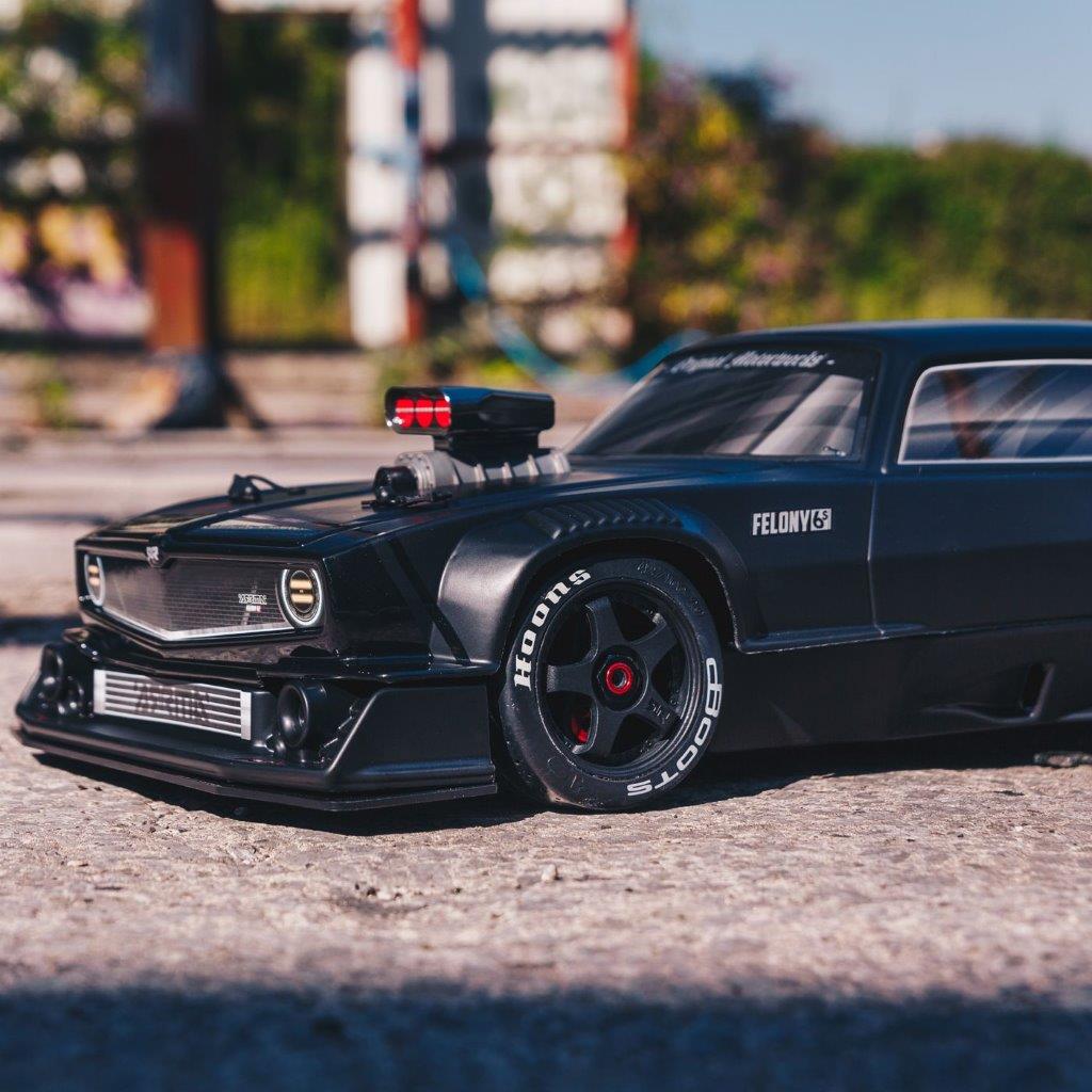 FELONY 6S BLX Street Bash 1/7 All-Road Muscle Blk - 12