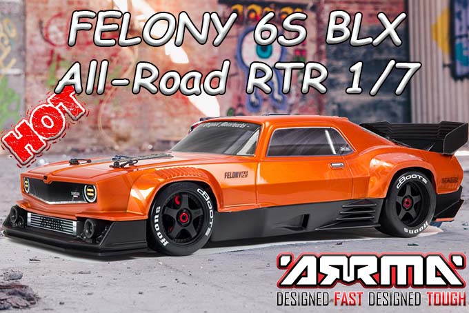 FELONY 6S BLX Street Bash 1/7 All-Road Muscle Org - 2
