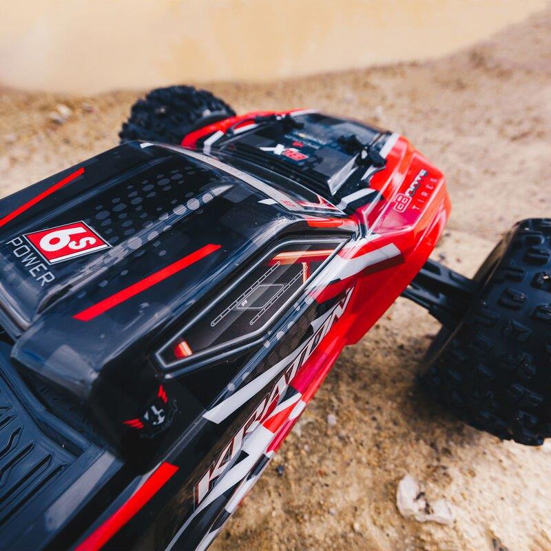 ARRRMA KRATON 6S V5 4WD BLX Speed Monster Truck RTR Röd - 13