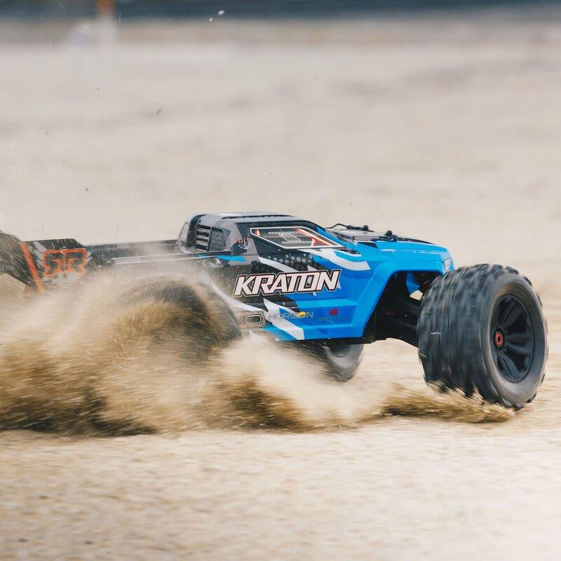KRATON 6S 4WD BLX 1/8 Speed Monster Truck RTR Blue - 17