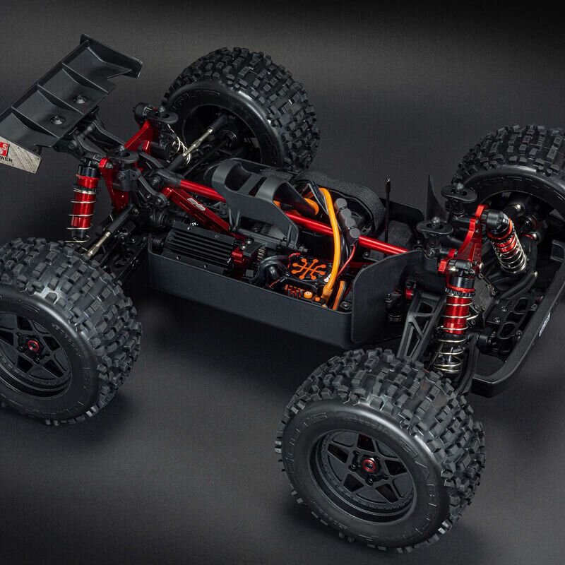 OUTCAST 6S 4WD BLX 1/8 EXB Stunt Truck RTR Black - 5