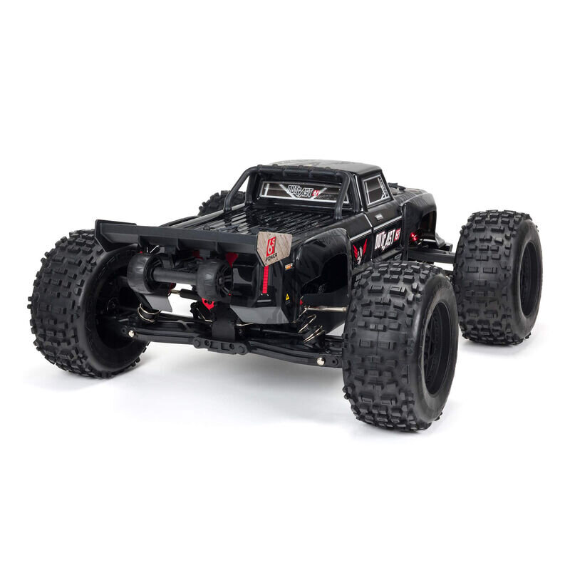 OUTCAST 6S 4WD BLX 1/8 EXB Stunt Truck RTR Black - 9