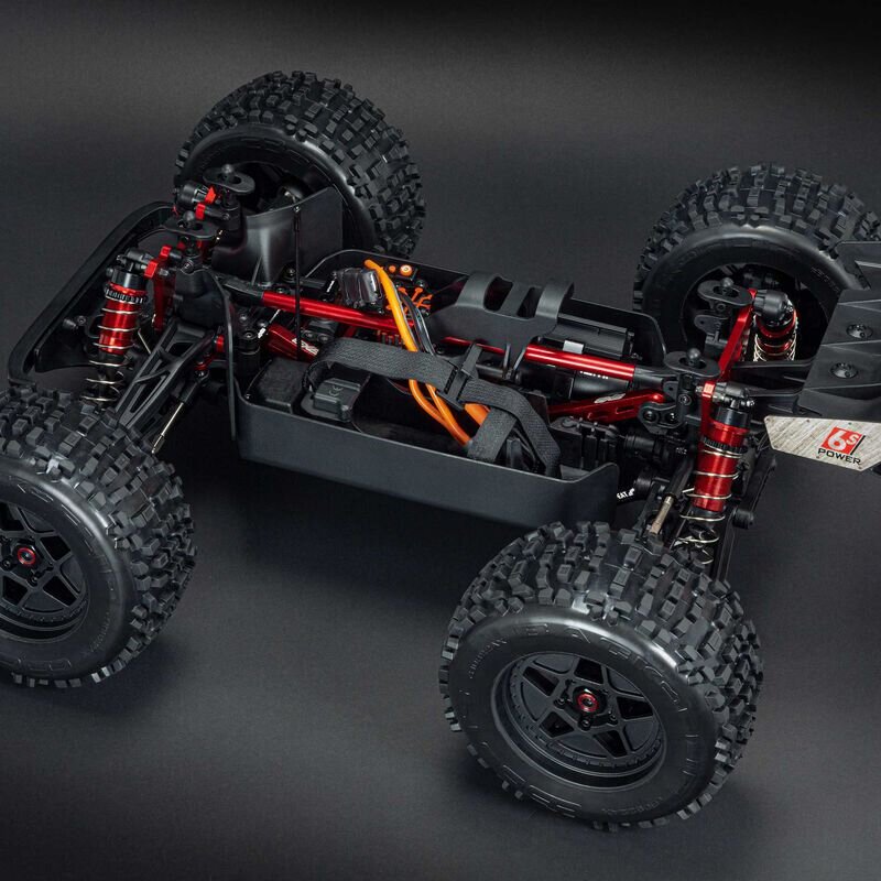 OUTCAST 6S 4WD BLX 1/8 EXB Stunt Truck RTR Black - 7