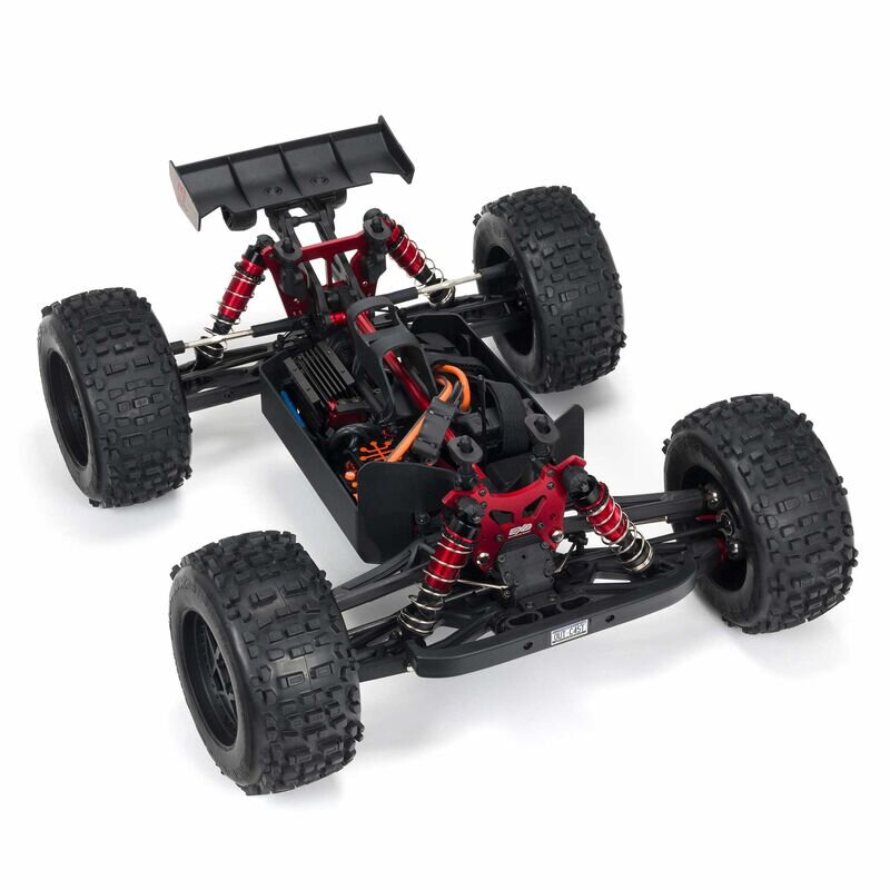 OUTCAST 6S 4WD BLX 1/8 EXB Stunt Truck RTR Black - 10